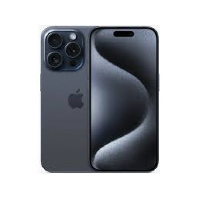 Apple iPhone 15 Pro - 5G smartphone - dual-SIM / Internal Memory 512 GB - OLED display - 6.1" - 2556 x 1179 pixels (120 Hz) - 3x rear cameras 48 MP, 12 MP, 12 MP - front camera 12 MP - blue titanium